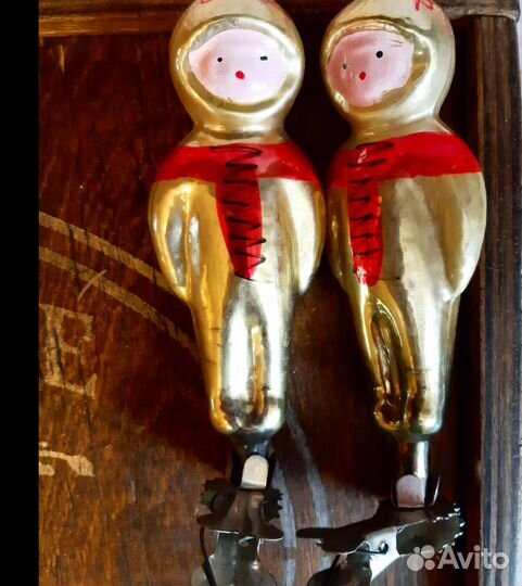 Ёлочные игрушки на прищепке