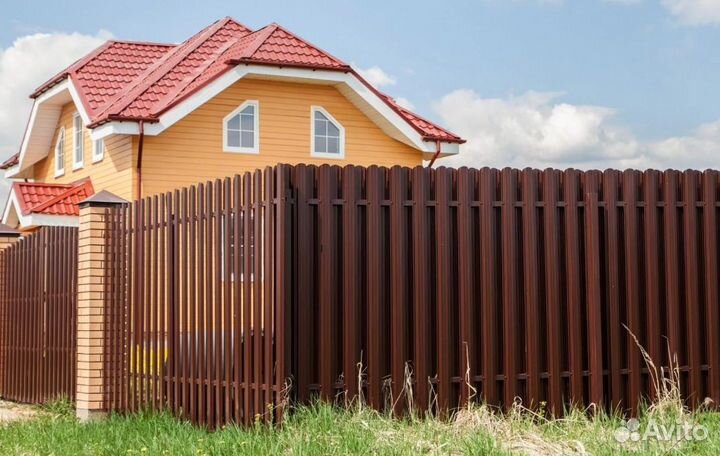 Забор металлический цена качественно