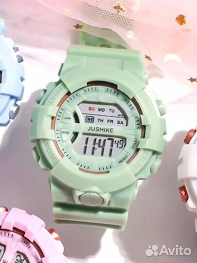 Детские электронные наручные часы