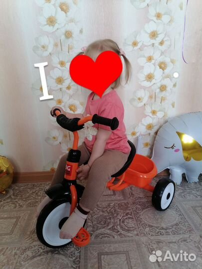 Велосипед детский трехколёсный новый