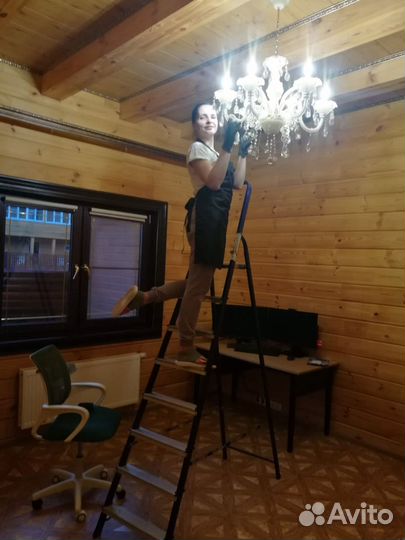 Уборка квартир, домов. Мойка окон