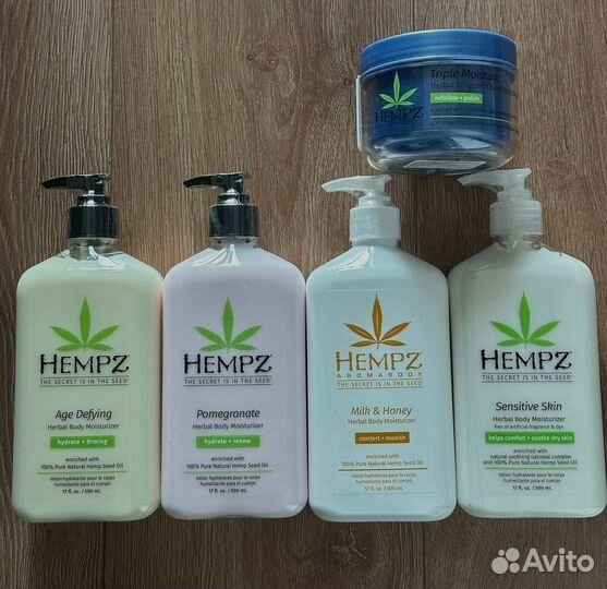 Молочко для тела hempz