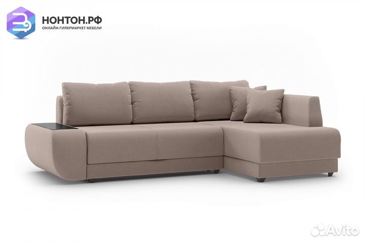 Угловой диван пума Консул бежевый