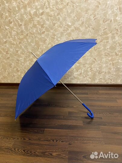 Зонт синий крепкий