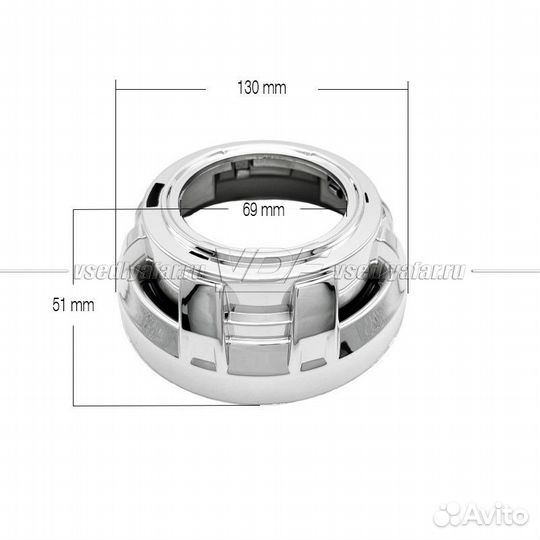 Бленда (маска) Вариант № 14 для линз
