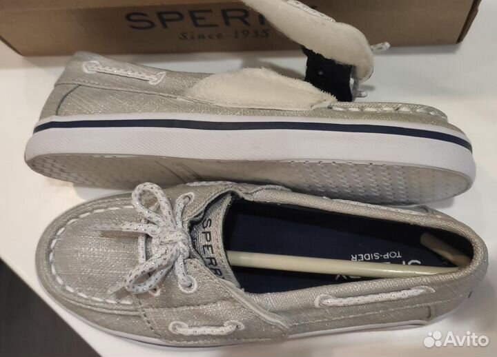 Туфли топсайдеры кеды Sperry на 18-18,5см ножку