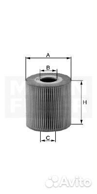 Фильтр масляный (картридж) vw passat b6 2.0 05-09