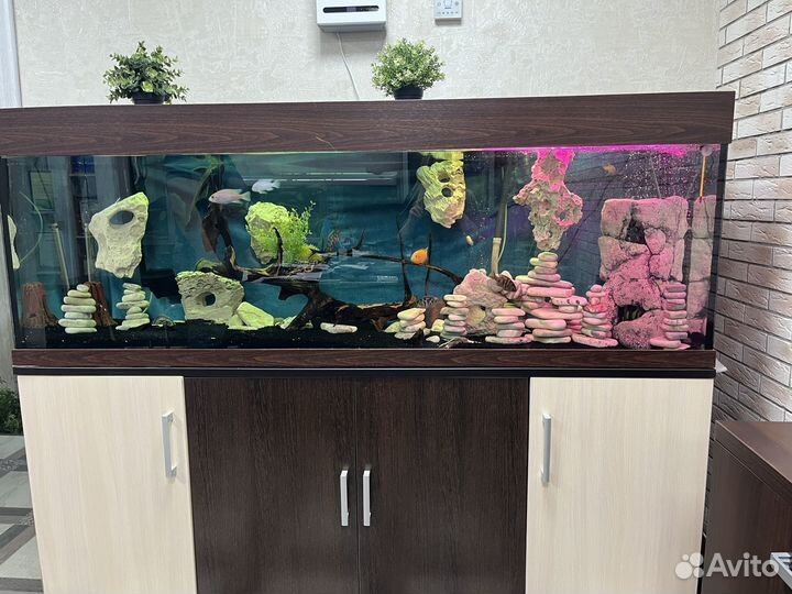 Аквариум с тумбой