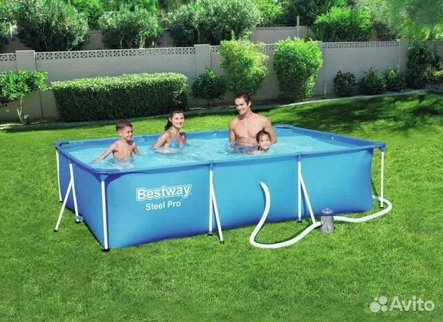 Каркасный прямоугольный бассейн 300х201х66 см