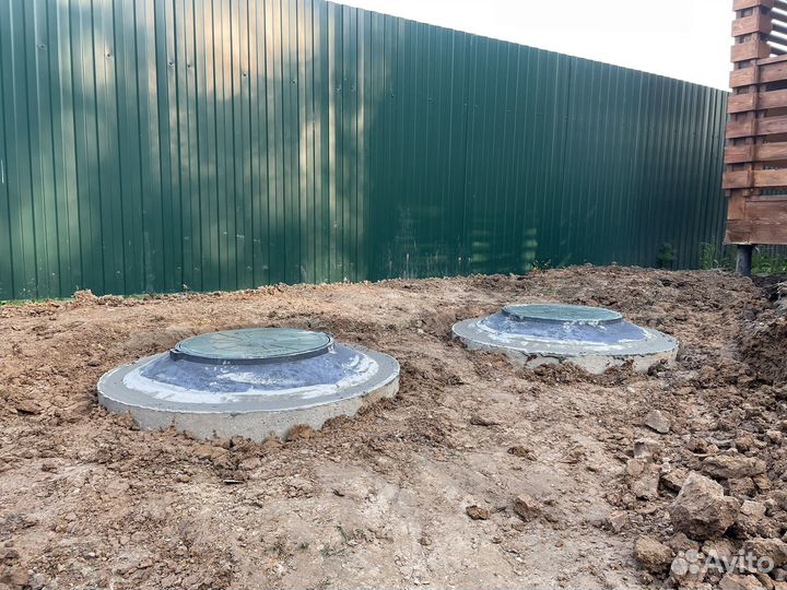 Септики, колодцы (копка, чистка, углубление)