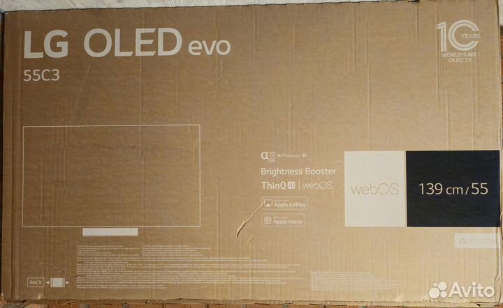 Телевизор LG oled55C3RLA