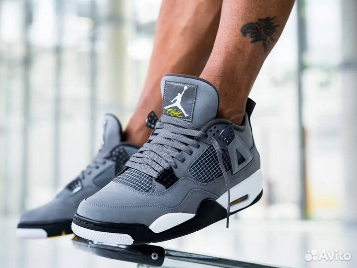 Кроссовки Air Jordan 4 Cool Grey (36-45)