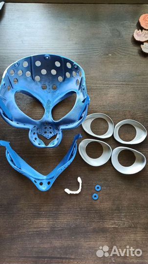 Маска фурри основа кошки с подвижной челюсттю