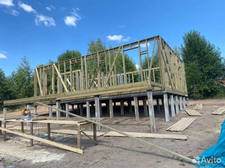 Фундамент на жб сваях