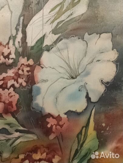 Уникальная картина в технике батик