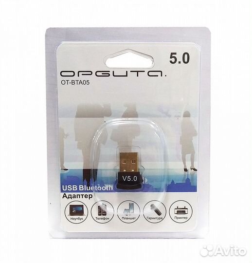 Адаптер USB Bluetooth Орбита OT-PCB13 (V5.0) 21*16