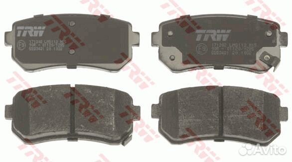 Колодки тормозные дисковые зад