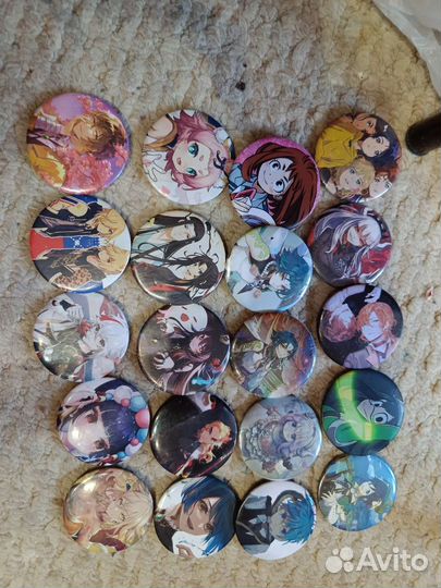 Аниме значки