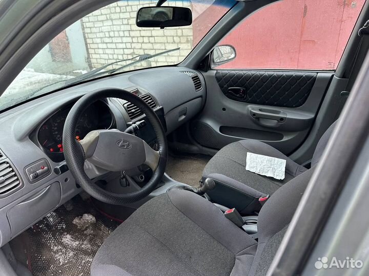 Hyundai Accent 1.5 МТ, 2003, 349 900 км