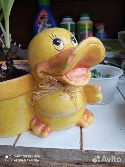 Кашпо для цветов Утенок