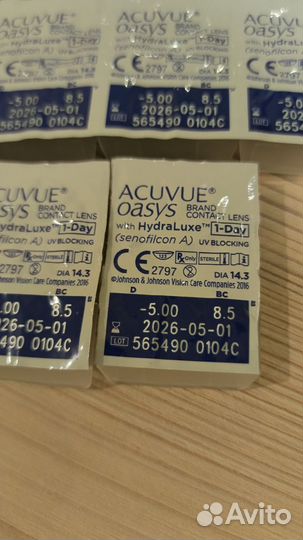 Линзы acuvue oasys - 5