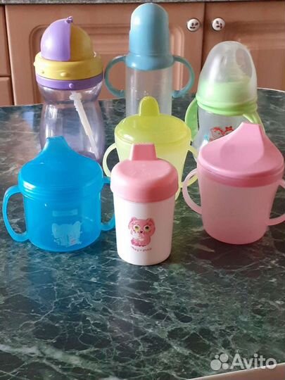 Бутылочки для кормления, пустышки и ниблеры+подаро