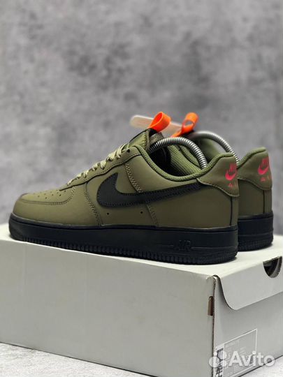 Кроссовки Nike Air Force 1 Medium Olive (Арт.28392)