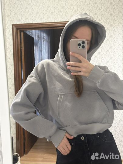 Худи женское укороченное