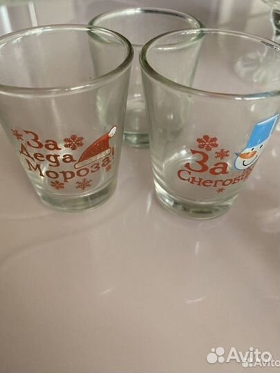 Рюмки и стопки СССР цветное стекло / хрусталь