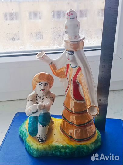 Фарфор Танец с самоваром Туймазинский фарфоровый з