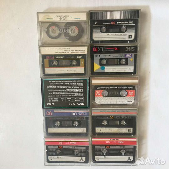 Аудикассеты с записью + одна новая