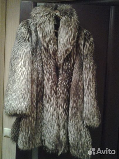 Шикарный мех чернобурка