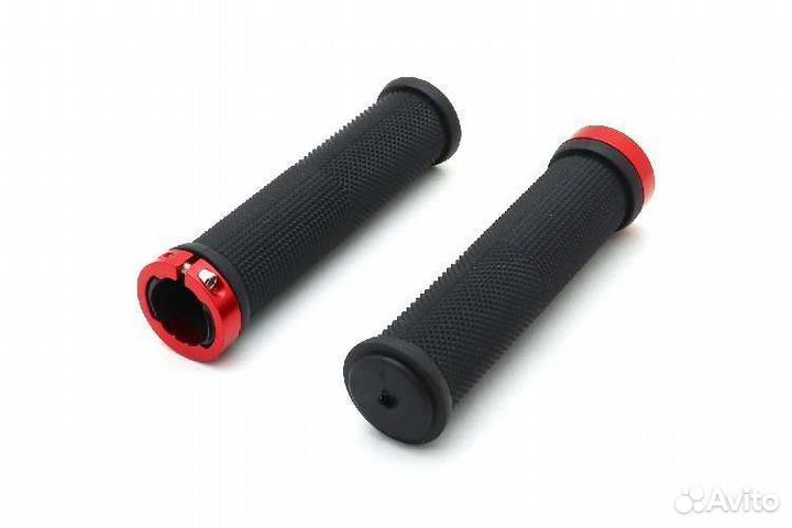 Ручки руля Вело 130мм пара один алюминиевый наконе