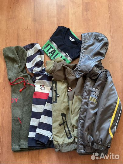 Вещи пакетом на мальчика рост 120-130