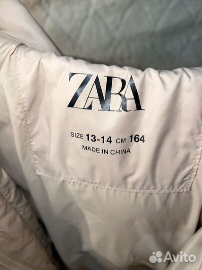 Пуховик женский zara