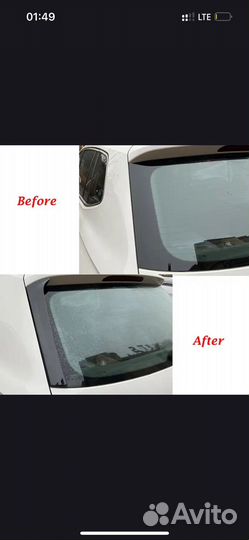 Спойлер volkswagen tiguan 2018-2023