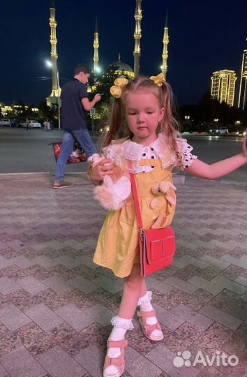 Сарафан с блузкой 104 на девочку