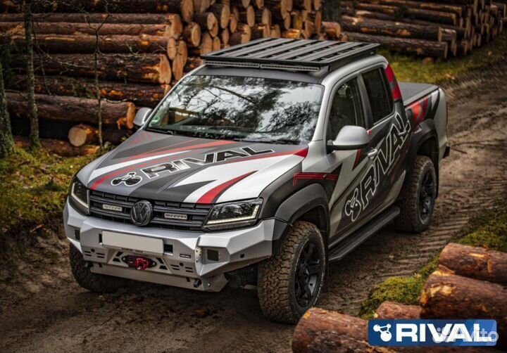 Бампер Rival силовой для Volkswagen Amarok