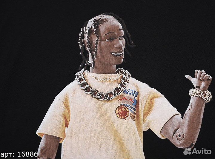 Футболка travis scott Чёрная