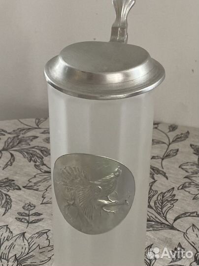 Пивная кружка с крышкой