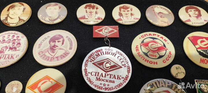 Значки фк. спартак 1970-90г