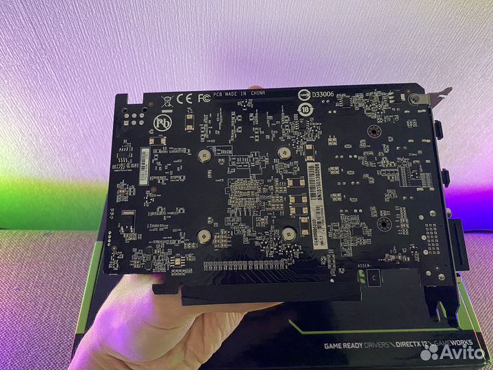 Видеокарта gtx 1050 D5 2G