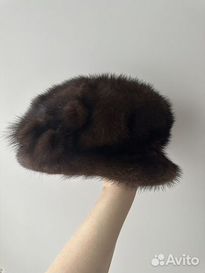 Шапка норковая 60 размер