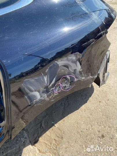 Крыло заднее левое Porsche Macan 95B DHK 2017