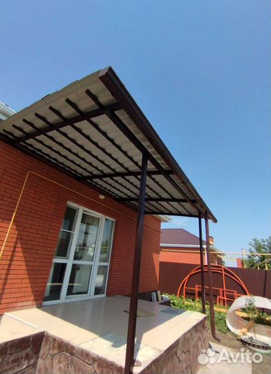 Навес-крыльцо к дому 