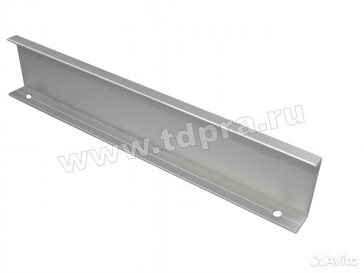 Профиль-ручка 192мм крепление саморезами алюминий