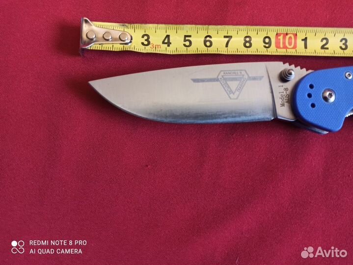 Нож, сталь AUS-8, HRC 60, рукоять G-10