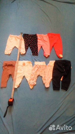 Штанишки для девочки от 0до 1года