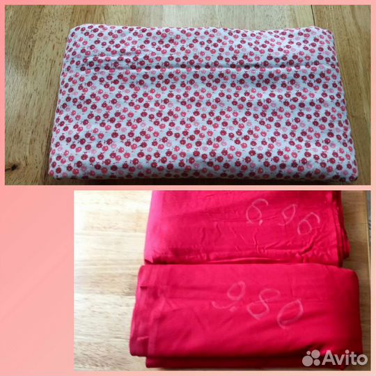 Ткань хлопок. Отрезы. Сатин. Байка