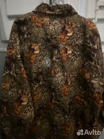 Рубашка с охотничьим лесным принтом Outdoor